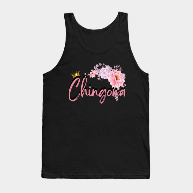 Chingona Vibes Tank Top by TianquiztliCreations